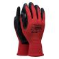 Mobile Preview: Feinstrick-Handschuhe mit Latexbeschichtung SUPER WORKER Redworker