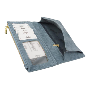 Preview: Damen Geldbörse PU aquablau