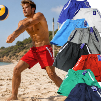 Herren Badeshorts mit Netzfutter – schnell trocknend