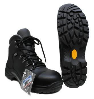 Arbeits Sicherheits Schuhe mit Stahlkappe S3 Gr 42 NEU