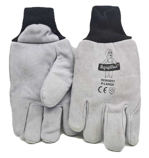 RefrigiWear Arbeitshandschuhe 0250/ 0251 aus Leder, mit Faserfüllung, isoliert, mit Tricot gefüttert