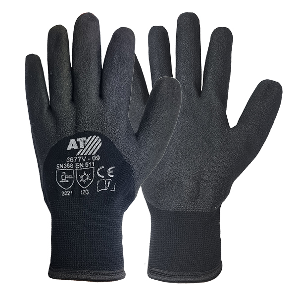 Asatex Strick-Winter-Handschuh 3577V schwarz