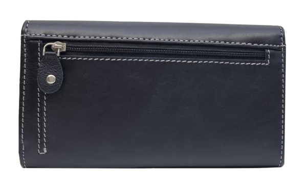 Große Damen Vollrind Geldtasche schwarz