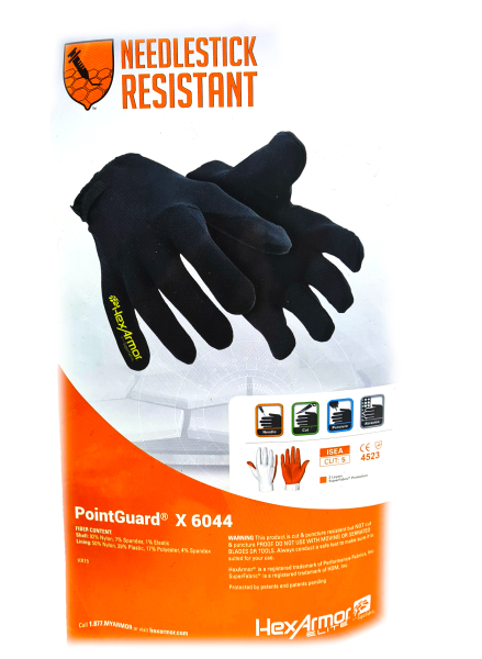 HexArmor Schnitt und Stichschutzhandschuhe PointGuard X 6044