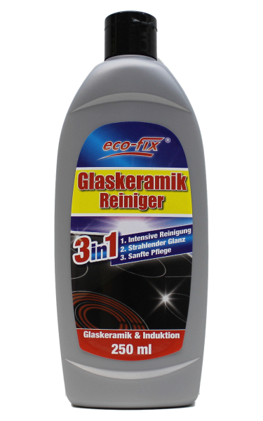 Glaskeramik und Induktion Reiniger 3 in 1  Eco-fix ®  250 ml