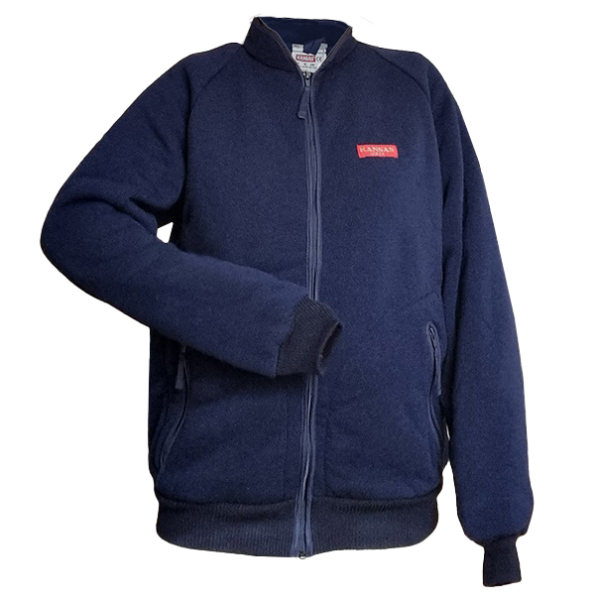 Kalzschutzjacke Strick Jacke mit Pelz Kansas