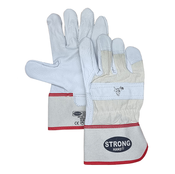 STRONGHAND Rindvollleder-Schutzhandschuhe Stierkopf