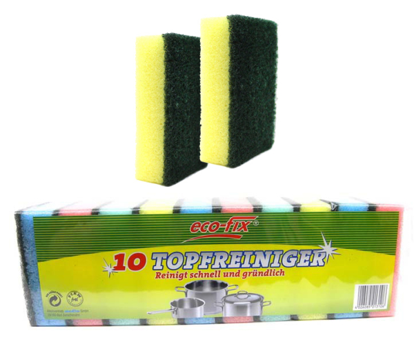 Topfreiniger mit Vlies 10 Stk pro Packung