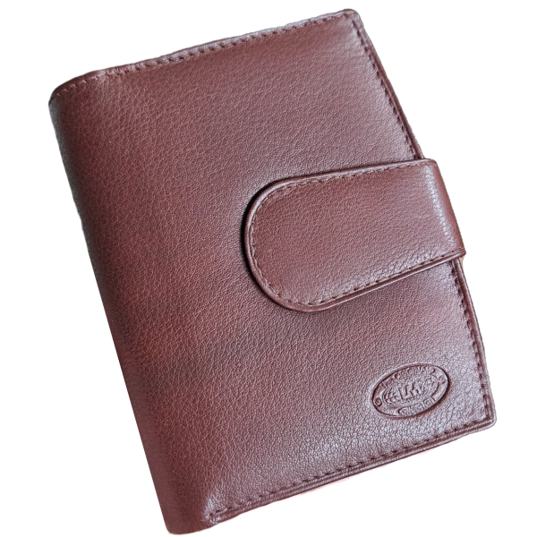 Geldbörse im Hochformat aus weichem Echtleder